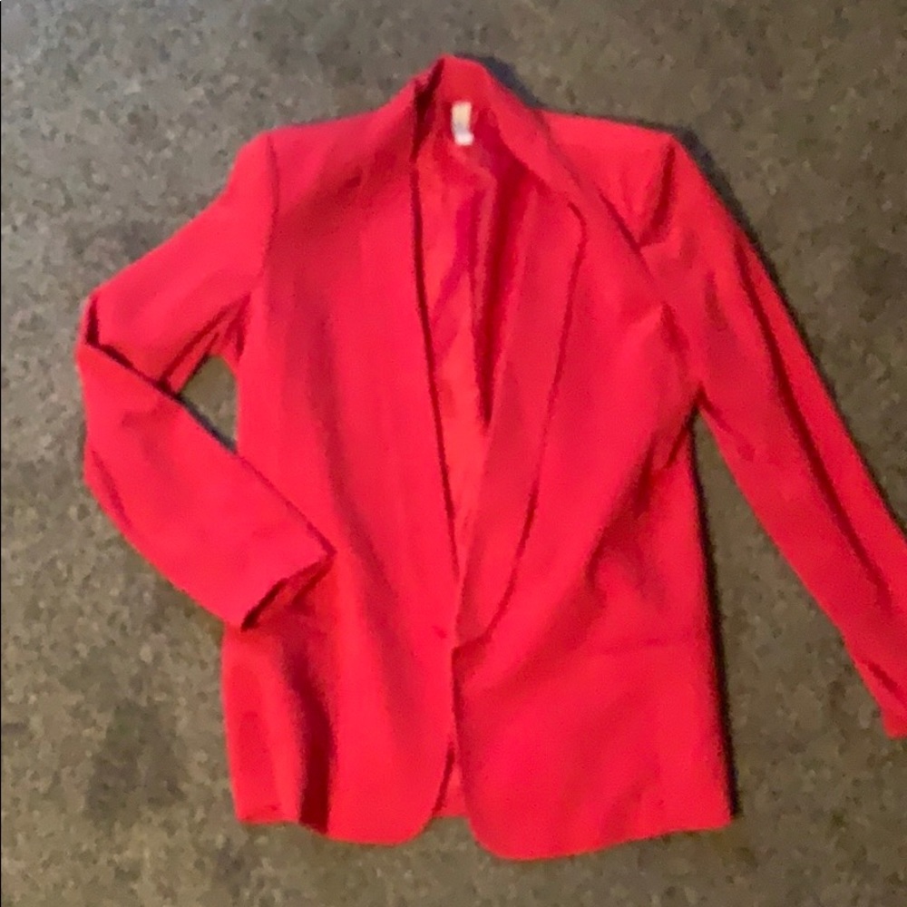 Nordstrom (Mural) Raspberry Boyfriend Blazer